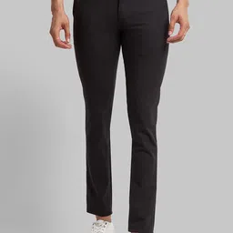 Parx Men Slim Fit Mid-Rise Regular Trousers-image-91