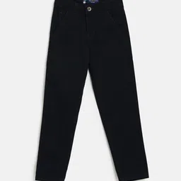 TALES & STORIES Boys Navy Blue Slim Fit Chinos Trouser-picture-3