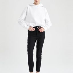 DeFacto Women Slim Fit High-Rise Jeans-image-93