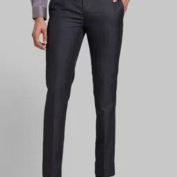 Raymond Checked Slim-Fit Formal Trousers-picture-29