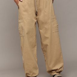 The Roadster Lifestyle Co. Women Parachute Cargo Trousers-image-50