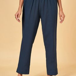 RANGMANCH BY PANTALOONS Women Cotton Slip-On Trousers-image-40