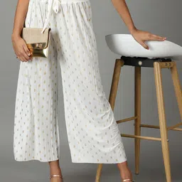 SHOWOFF Women Ethnic Motifs Printed Palazzos-image-69