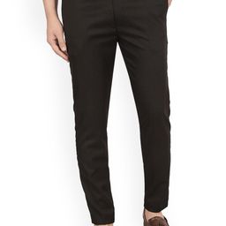 AD & AV Men Black Classic Easy Wash Trousers-image-49