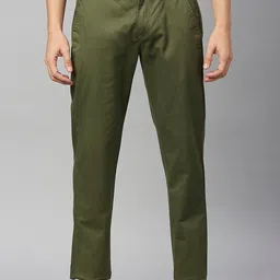 Thomas Scott Men Mid-Rise Classic Slim Fit Easy Wash Trousers-image-77
