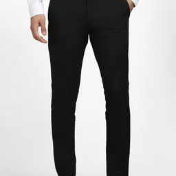 SELECTED Men Slim Fit Mid-Rise Formal Trousers-image-33