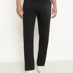 Duke Men Slim Fit Cotton Trousers-picture-48