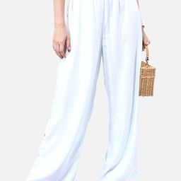 Freehand by The Indian Garage Co Women Flared High-Rise Trousers-picture-7