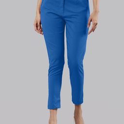 Femmora Women Comfort Mid-Rise Flat-Front Chinos Trousers-image-27