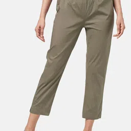RANGMANCH BY PANTALOONS Women Mid-Rise Cotton Trousers-picture-25