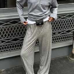 LULU & SKY Women Loose Fit Low-Rise Trousers-image-59