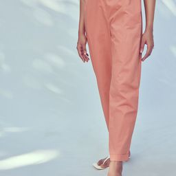 The Label Life Women High-Rise Cotton Trousers-image-76