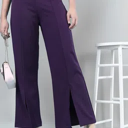 Freehand by The Indian Garage Co Women Flared Trousers-image-92