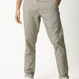 RARE RABBIT Men Mid-Rise Cotton Slim Fit Trousers-image-39