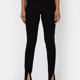 KLAS NOBL Women Black High-Rise Skinny Trousers-image-111