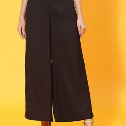 KASSUALLY Women Loose Fit High-Rise Trousers-image-55