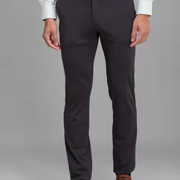 Raymond Men Slim-Fit Formal Trousers-image-40
