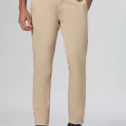 SUBTRACT Men Slim Fit Mid-Rise Organic Cotton Chinos-picture-29