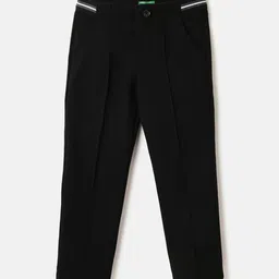 United Colors of Benetton Boys Slim Fit Pleated Trousers-image-99