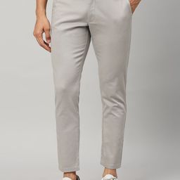 Basics Men Tapered Fit Cotton Chinos-image-18