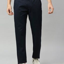 Thomas Scott Men Mid-Rise Classic Slim Fit Easy Wash Trousers-image-44