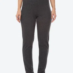 Biba Women Black Striped Smart Slim Fit Trousers-image-88