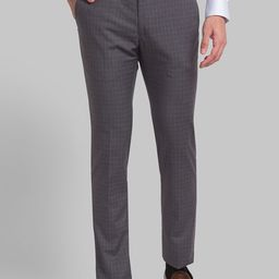 Raymond Men Checked Mid Rise Slim-Fit Formal Trouser-image-54