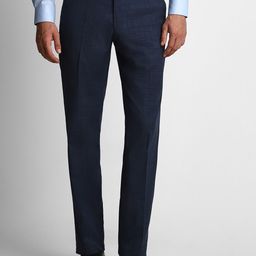 Louis Philippe Men Checked Mid Rise Formal Trousers-image-35
