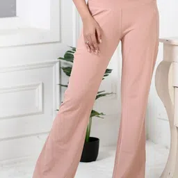 Mlada Women Original Flared Low-Rise Lint Free Trousers-picture-11