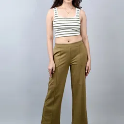 Mlada Women Original Flared Low-Rise Lint Free Trouser-picture-19