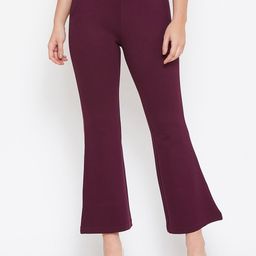 TULIP 21 Women Flared Wrinkle Free Bootcut Trousers-image-14