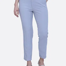 FCK-3 Women Custom High-Rise Wrinkle Free Trousers-image-77