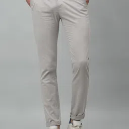 Cantabil Men Mid Rise Cotton Trousers-picture-15