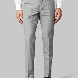 Park Avenue Men Grey Formal Trousers-image-113
