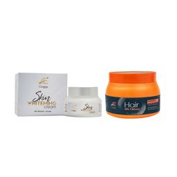 Craggy Cosmetic Set of Skin Whitening Cream 50g & Hair Spa Cream 500g-21