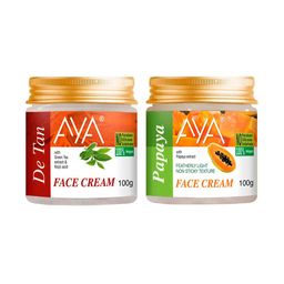 AYA Set of De-Tan & Papaya Vegan Face Cream - 100 g each-10