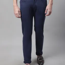 Cantabil Men Easy Wash Cotton Chinos Trousers-image-32