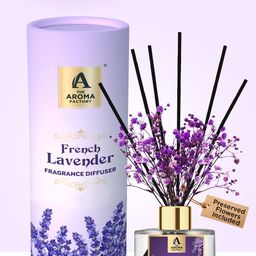 The Aroma Factory Transparent French Lavender Reed Aroma Oil Diffusers 100 ml-image-6