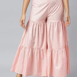 AURELIA Women Pink Printed Trousers-image-87