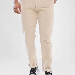 SPYKAR Men Regular Fit Mid-Rise Regular Formal Trousers-image-73