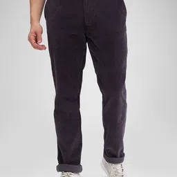 SPYKAR Men Regular Fit Trousers-image-3