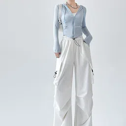 LULU & SKY Women Straight Fit High-Rise Trousers-picture-12