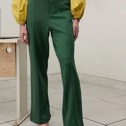 WORK IT by STREET 9 Women Tailored Straight Fit High-Rise Trousers-image-86