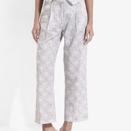 RAREISM Women Textured Straight Fit High-Rise Trousers-image-56