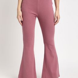 Bene Kleed Women Skinny Fit High-Rise Flat-Front Bootcut Trousers-image-49