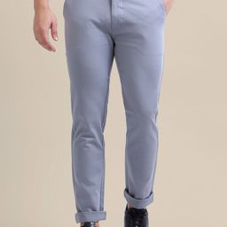 AMSWAN Men Cotton Low-Rise Regular Trousers-image-47