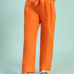 Biba Girls Relaxed Low-Rise Trousers-image-32