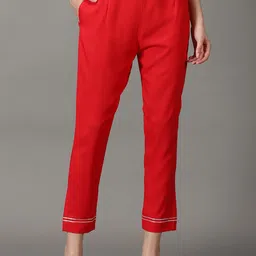 DIVINATION Women High-Rise Cropped Trouser-image-10