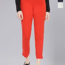 Dollar Missy Women Pack Of 3 High-Rise Trousers-picture-44