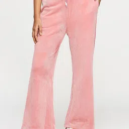 Pepe Jeans Women Striped Comfort Flared High-Rise Bootcut Trousers-image-26